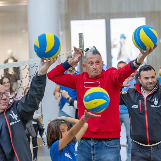 Photo Dédicacée D'Andrea Luchetta - Légende Du Volley Italien - Format 10x15cm