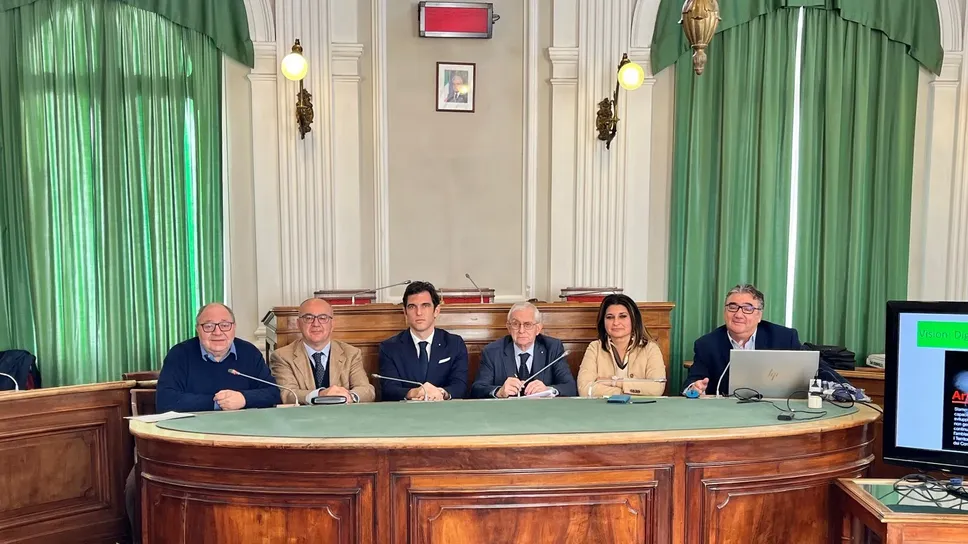 Da sinistra Angelo Grippaldi Welfare Executive Consultant, Simone Cagliano presidente Ordine dei Consulenti del Lavoro, Giancarlo Macchetto Welfare Manager, l’assessore al Commercio Barbara Greggio e Moreno Tartaglini il creatore della Digitalizzazione Sistemica Da sinistra Angelo Grippaldi Welfare Executive Consultant, Simone Cagliano presidente Ordine dei Consulenti del Lavoro, Giancarlo Macchetto Welfare Manager, l’assessore al Commercio Barbara Greggio e Moreno Tartaglini il creatore della Digitalizzazione Sistemica