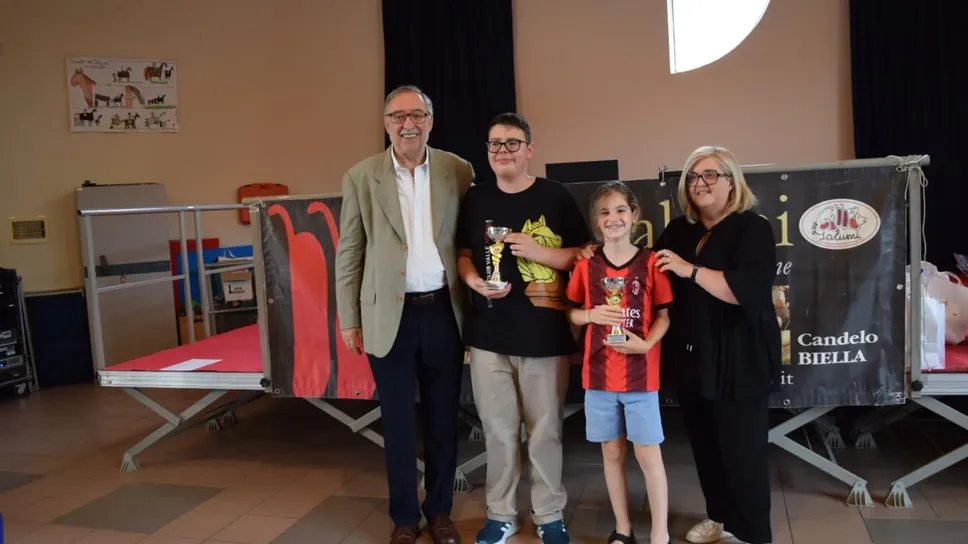 La premiazione con il sindaco La premiazione con il sindaco