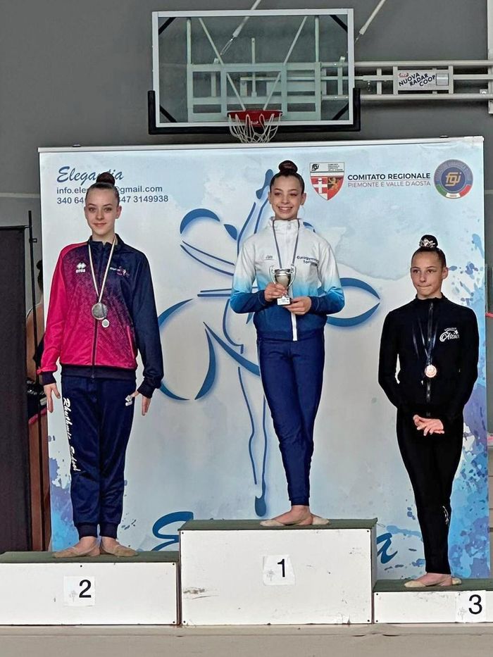 Elena Pavanetto sul podio