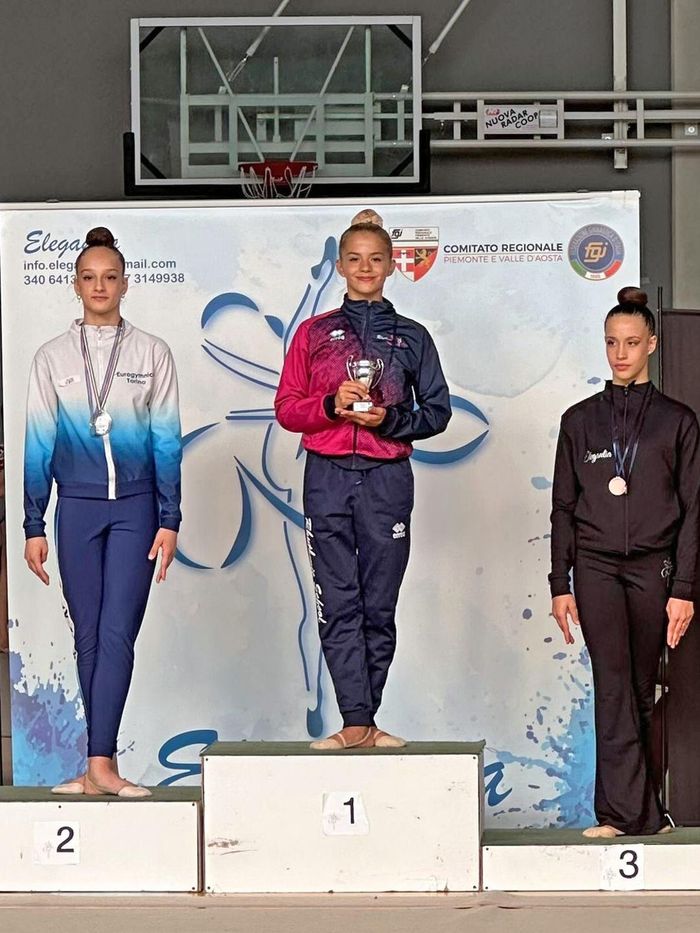 Ginevra Bravaccino sul podio