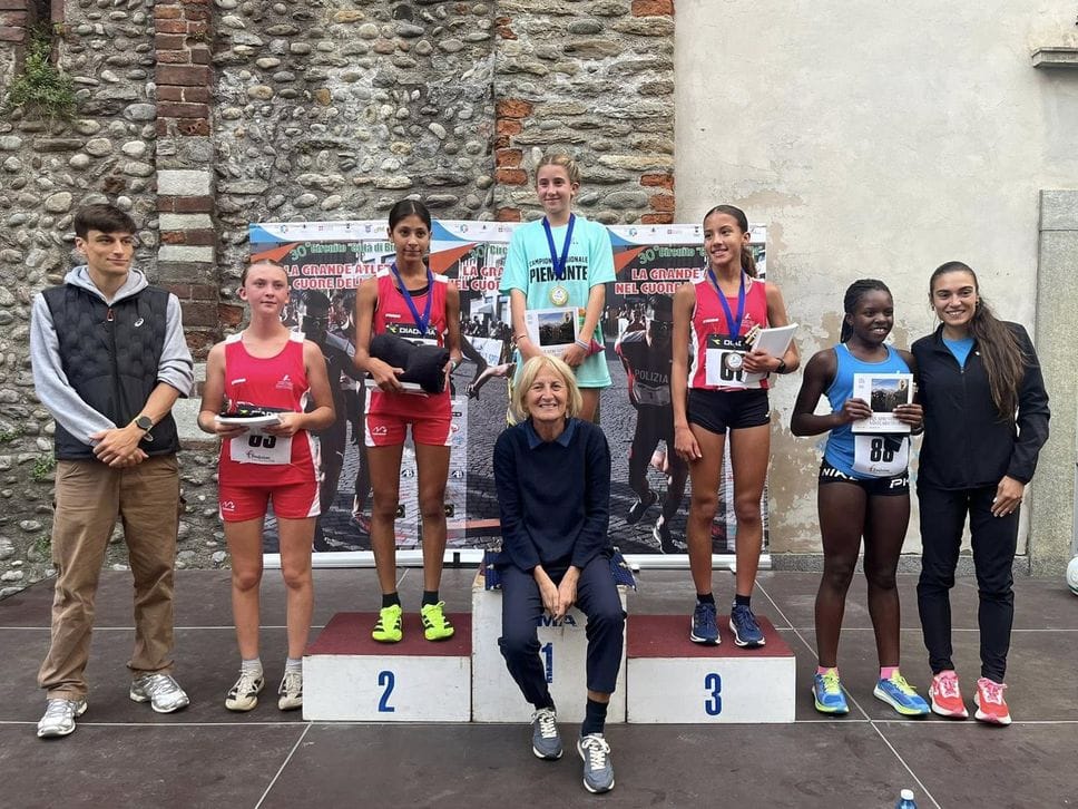 Il podio regionale Ragazze