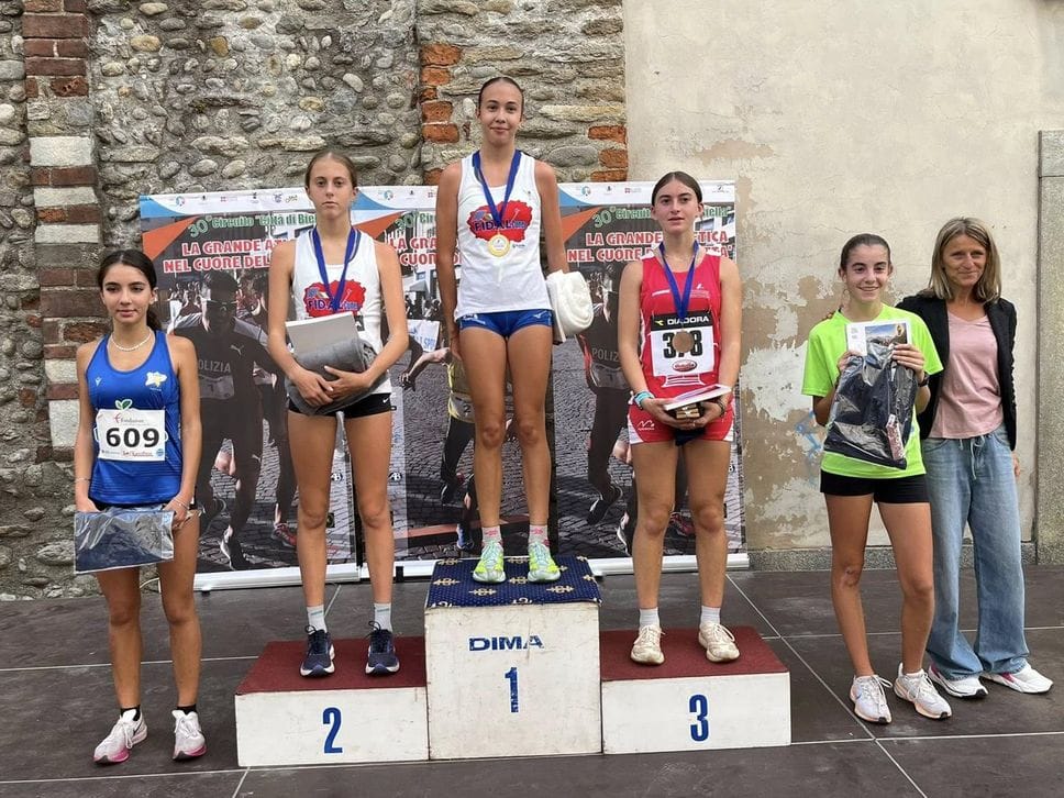 Il podio regionale Cadette