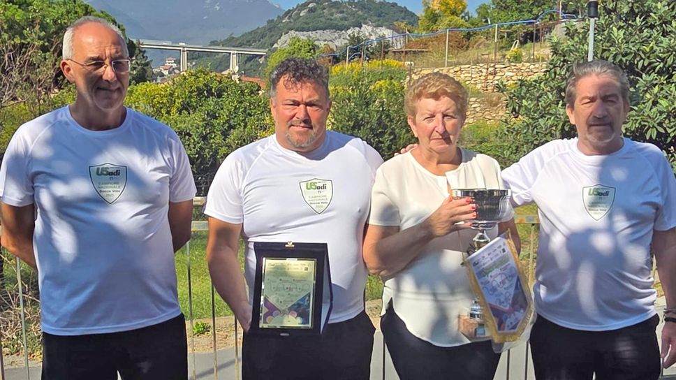 Franco Fossati, Massimo Ferrotti, Donatella Marzotto e Renzo Aggio Franco Fossati, Massimo Ferrotti, Donatella Marzotto e Renzo Aggio