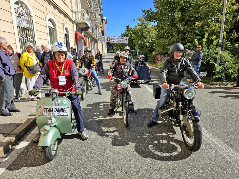 La partenza delle moto anni ’40-’60