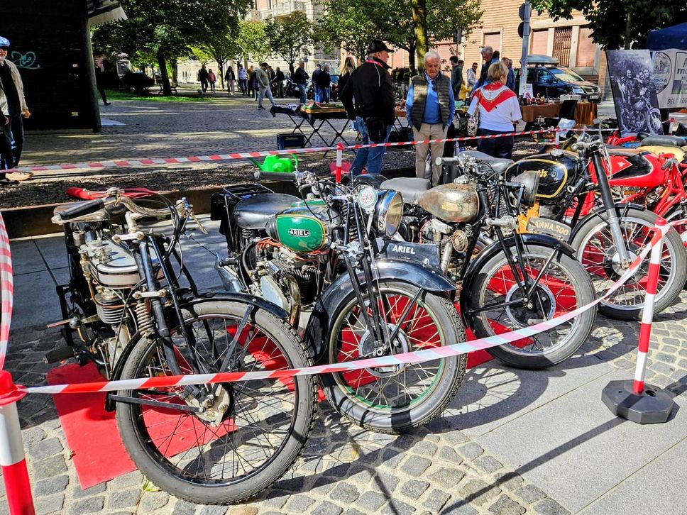Moto in esposizione