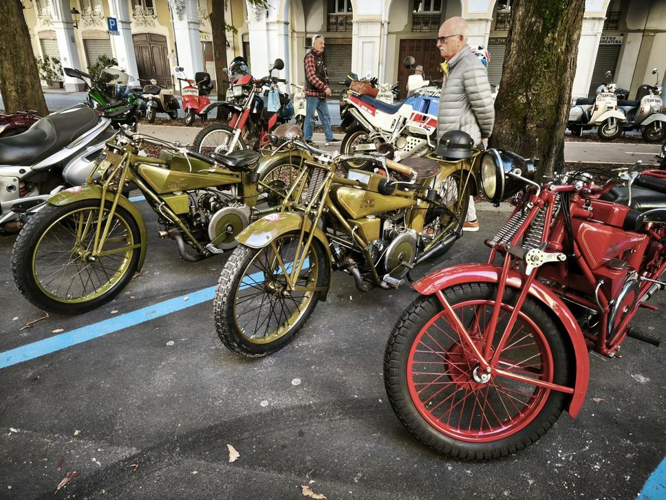 Moto in esposizione