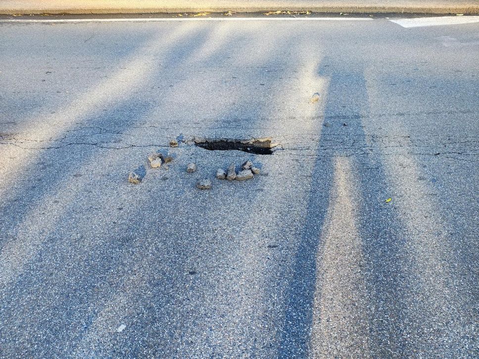 La buca da un’altra prospettiva La buca da un’altra prospettiva