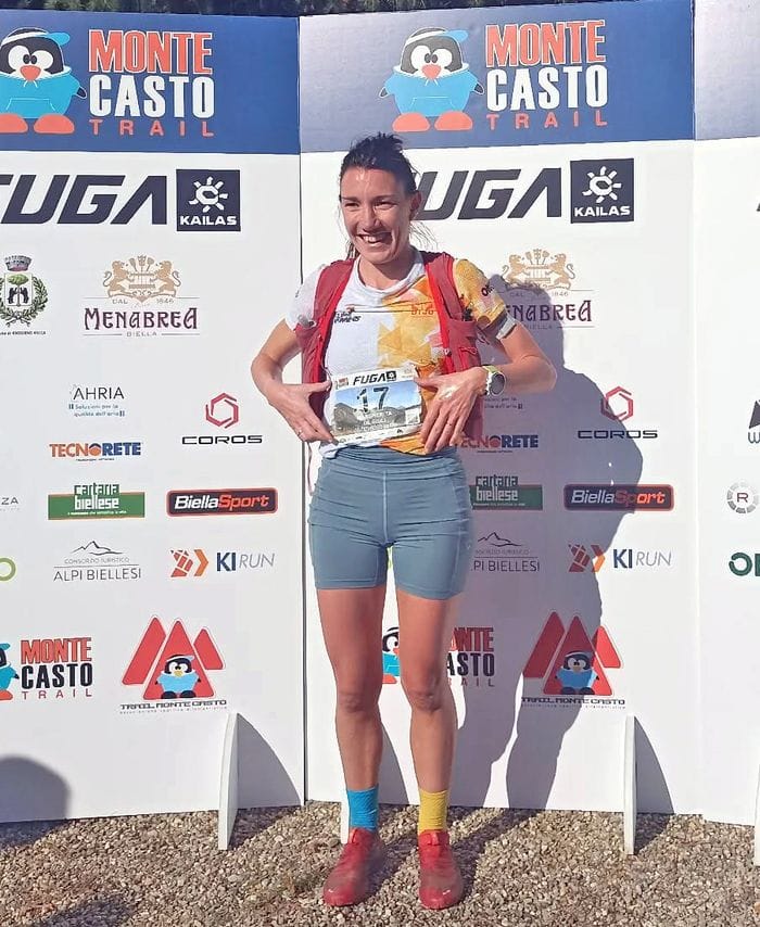 Margherita De Giuli vincitrice 44 km femminile Margherita De Giuli vincitrice 44 km femminile