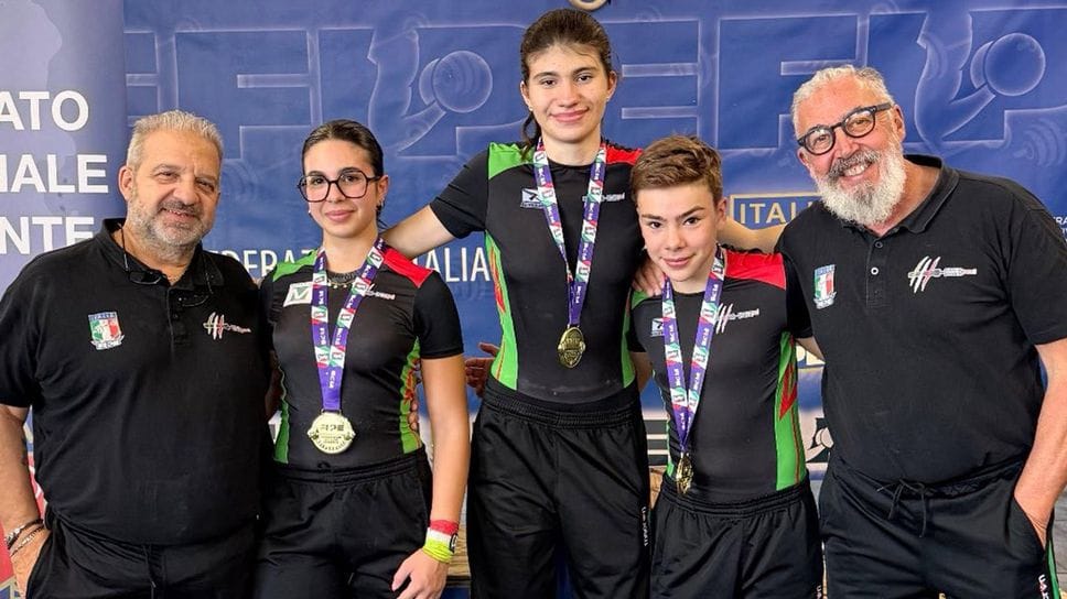 Roberto Marangon, Noemi Intermite, Angelica Somma, Francesco Sciortino e Carlo Sirio di BioglioPesi