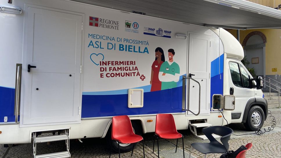 L’interno del camper attrezzato