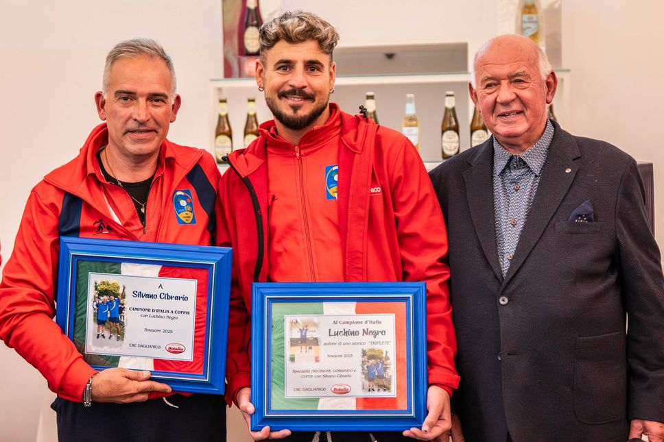 Silvano Cibrario, Luca Negro e patron Sandro Bonino