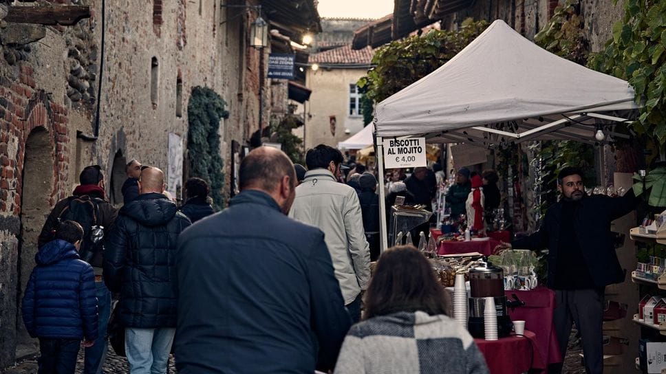 Il Ricetto di Candelo durante una delle tante manifestazioni
