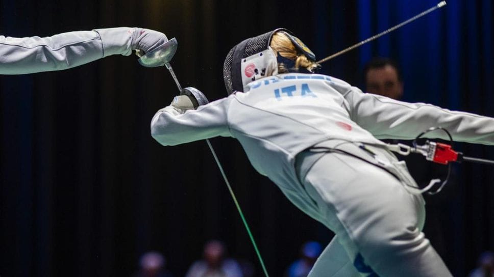 Vittoria Siletti durante una gara