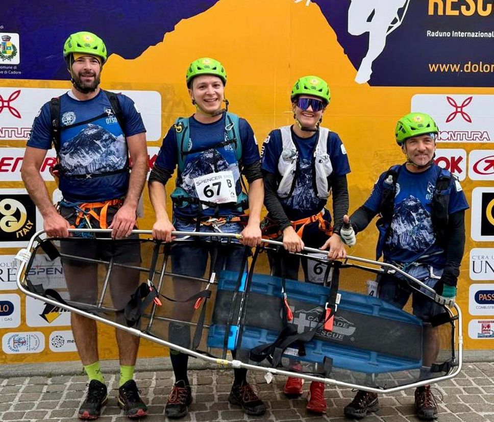 La squadra biellese con Ivan Canova, Lorenzo Stellino, Eugenio Boggio Marzet e Carlotta Pella