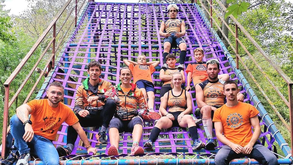 Il gruppo di Passionecomune all’Ocr Camp Piccolo Paradiso di Marzabotto per il campionato italiano