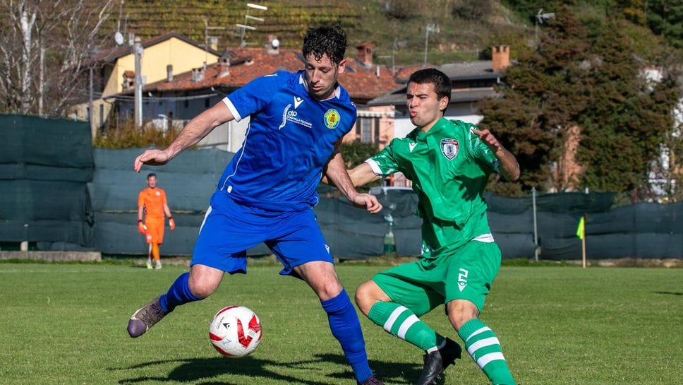 Alberto Canton e Andrea Luzzi durante il derby