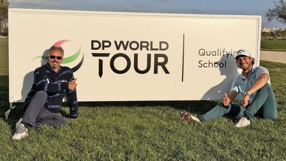 Gregorio De Leo (a destra) con il suo coach Alain Vergari