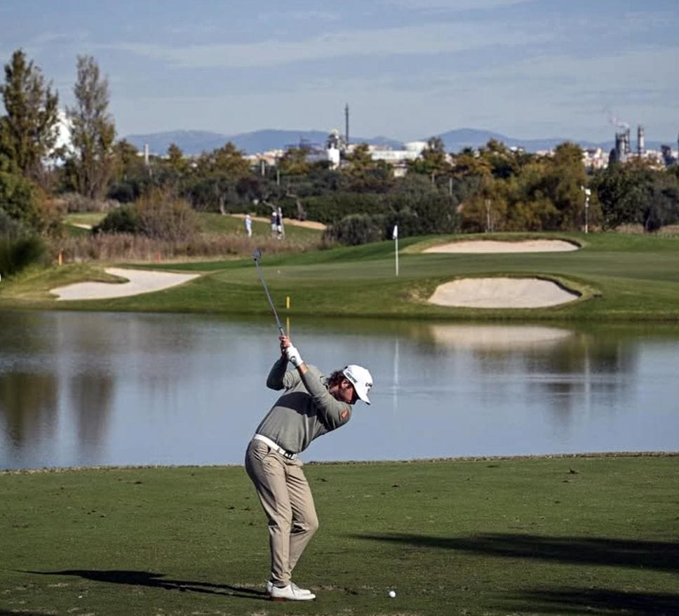 Gregorio De Leo durante la gara