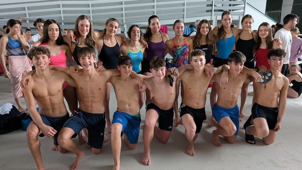 Il gruppo dei giovani atleti dell’Itis