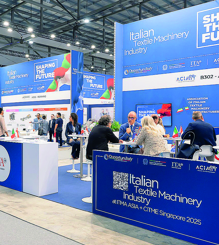 Lo stand italiano a Itma Asia