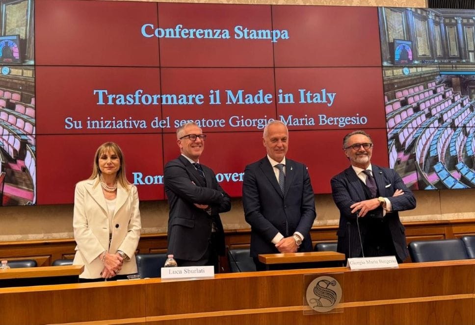 Un momento dell'incontro confindustria moda in senato