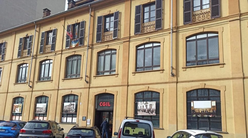 La sede della Cgil di Biella