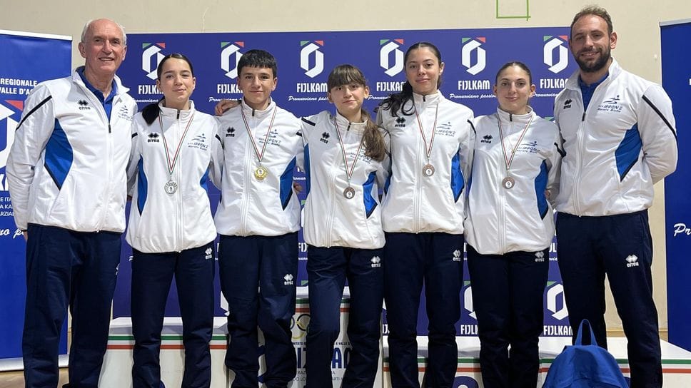 Gli atleti Junior di Ippon2