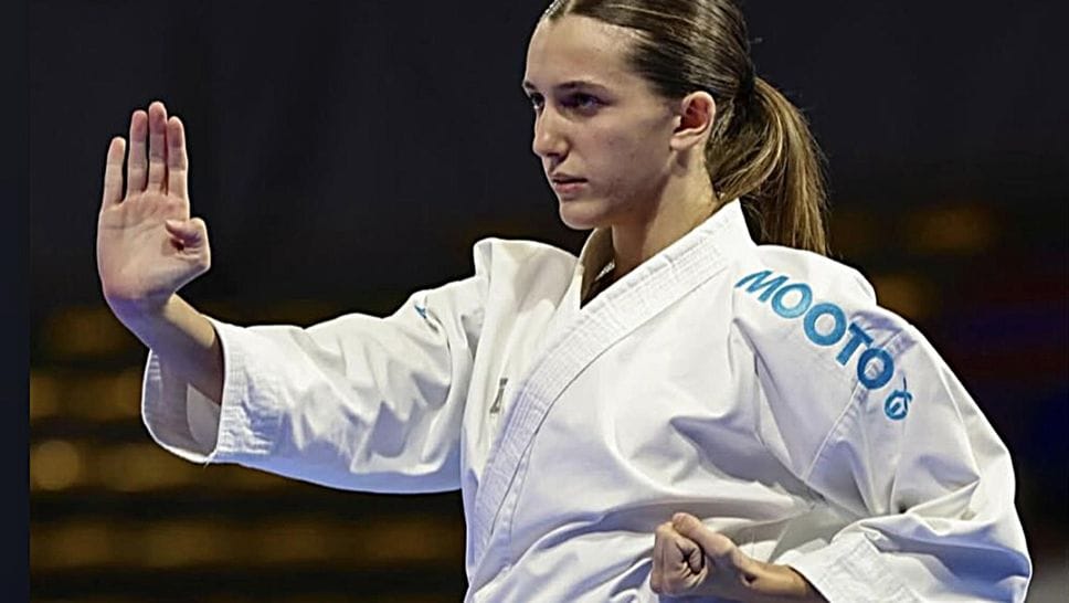 Sofia Crucitti durante la gara