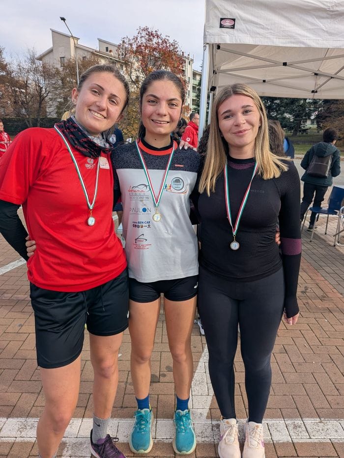 Podio categoria juniores femminile