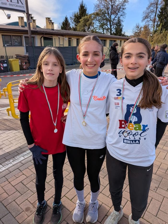 Podio categoria cadette