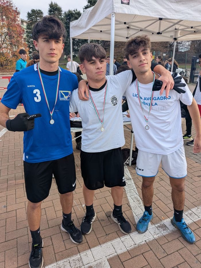 Podio categoria juniores maschile