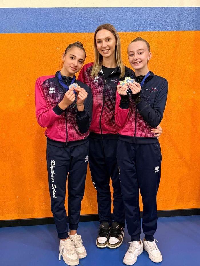 Iris Marchesi, Mariia Nikitchuk e Martina Brocchi