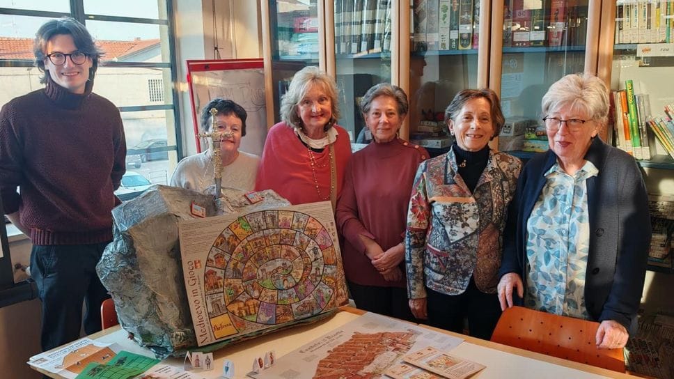 La presentazione del gioco dedicato al Ricetto e alla storia