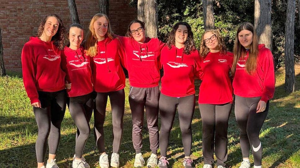 Le atlete senior di Pralino Sport Club alla Christmas Cup