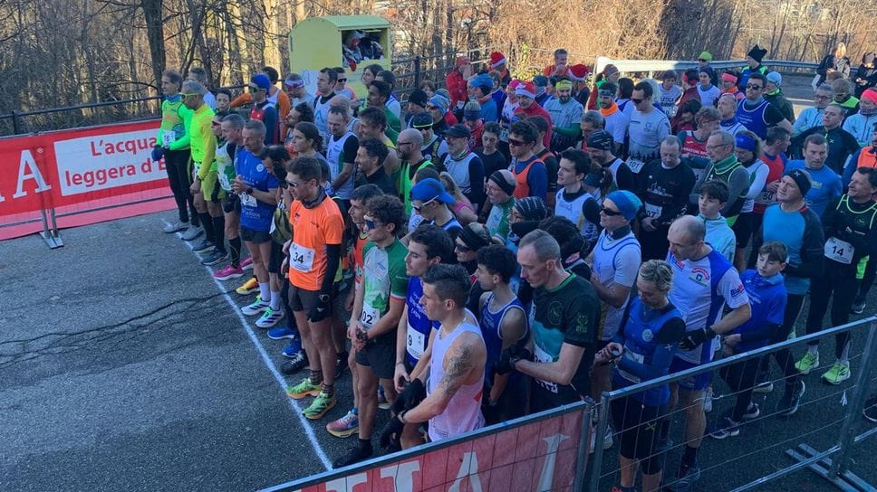 La partenza della corsa (foto Comune di Trivero)