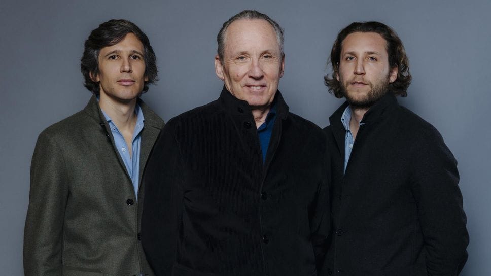 Da sinistra, Angelo Zegna con il papà Gildo e il fratello Edoardo