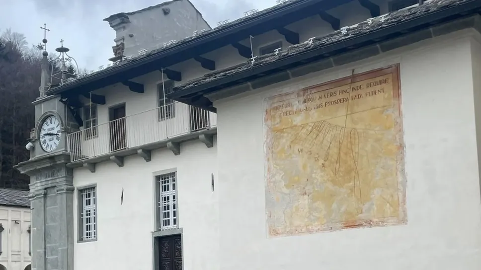 La meridicana della Basilica antica di Oropa La meridicana della Basilica antica di Oropa