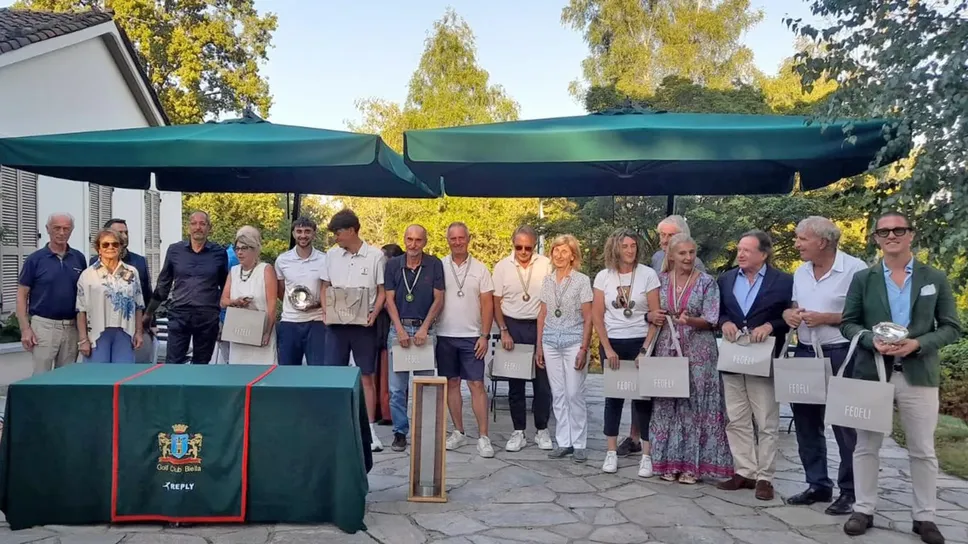 Il gruppo di premiati del Campionato Biellese individuale