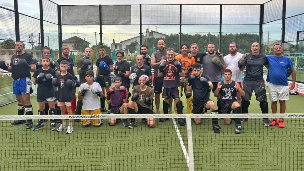 Alcuni dei partecipanti durante la seduta di allenamento Alcuni dei partecipanti durante la seduta di allenamento
