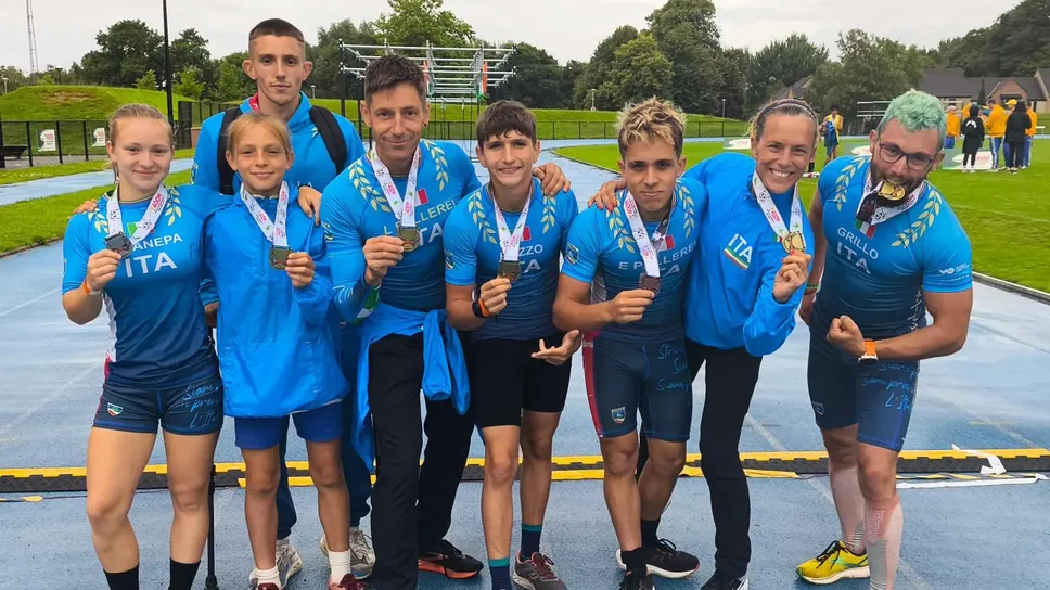 Gli atleti di Passionecomune Cossato al Campionato Europeo 400 metri a Limerick in Irlanda: con loro anche Flavio Pellerei, uno dei favoriti della gara elite, assente per infortunio Gli atleti di Passionecomune Cossato al Campionato Europeo 400 metri a Limerick in Irlanda: con loro anche Flavio Pellerei, uno dei favoriti della gara elite, assente per infortunio