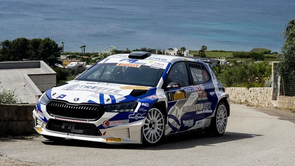 Pinzano e Turati al Rally del Salento