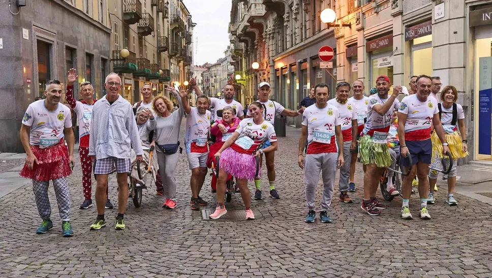 Alcuni partecipanti all’edizione 2024 della Pigiama Run Alcuni partecipanti all’edizione 2024 della Pigiama Run