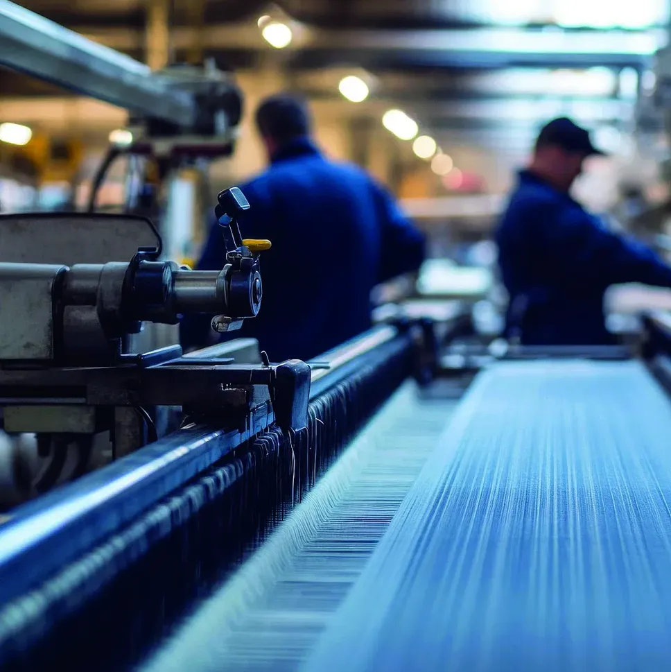Lavoro in una fabbrica tessile Lavoro in una fabbrica tessile
