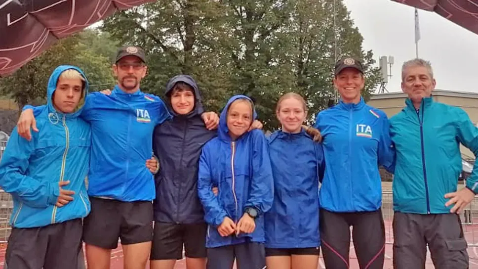 I sette atleti di Passionecomune Cossato a Goteborg