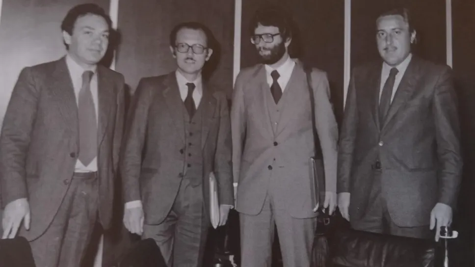Carlo Barberis Canonico, Giulio Barberis Canonico, Ermanno Strobino e Paolo Botto Poala