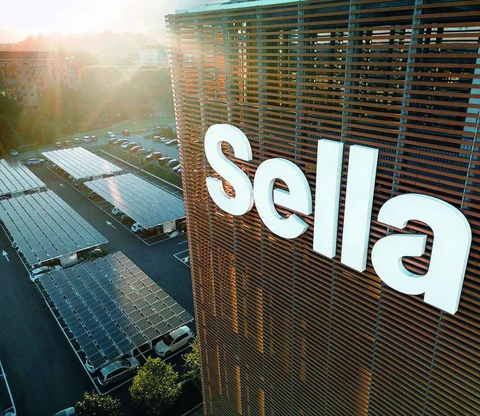 La sede del Gruppo Sella a Biella La sede del Gruppo Sella a Biella