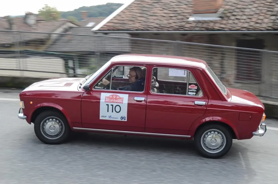 La Fiat 128 di Cosimo Gennari e Giovanna Ferrari