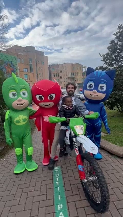 Andrea Campagnolo mototerapia Gaslini