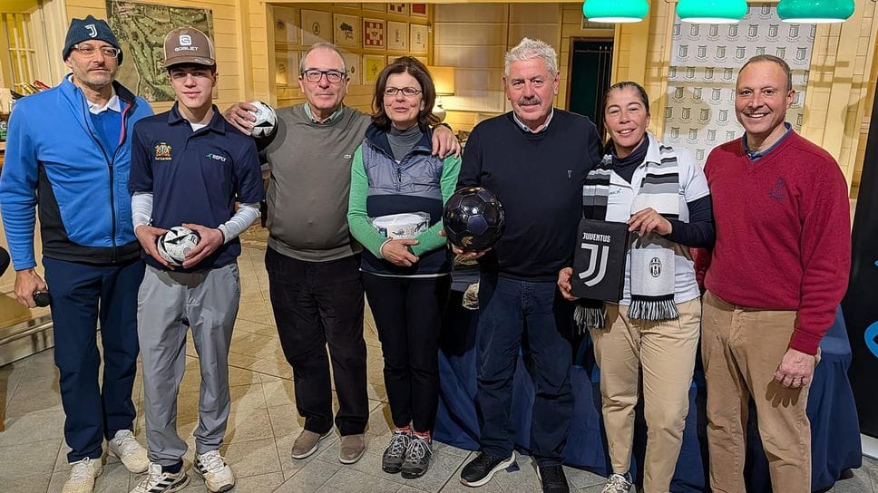 La premiazione dei golfisti bianconeri